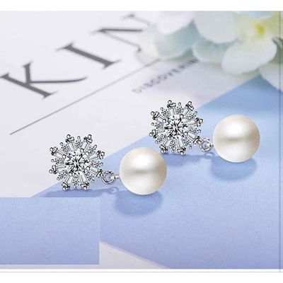 Latest Stylish Pearl Earrings for Women & Girls | 10717er