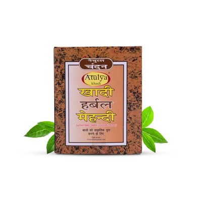Khadi Natural Herbal Mehndi Brown Natural Hair Color And Conditiones Hair