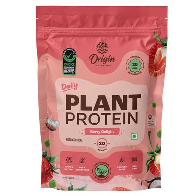 Daily Plant Protein Strawberry Flavour- 20 Servings