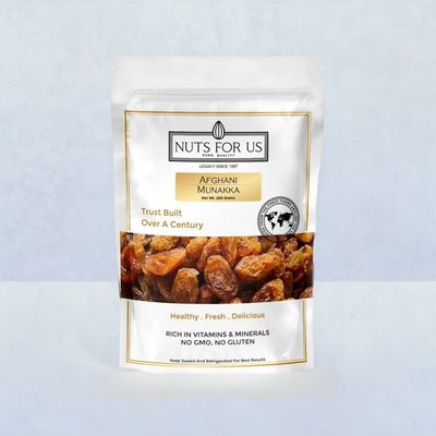 Nuts For Us Afghani Munakka (Golden Raisins)