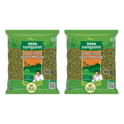 Unpolished Green Moong Combo