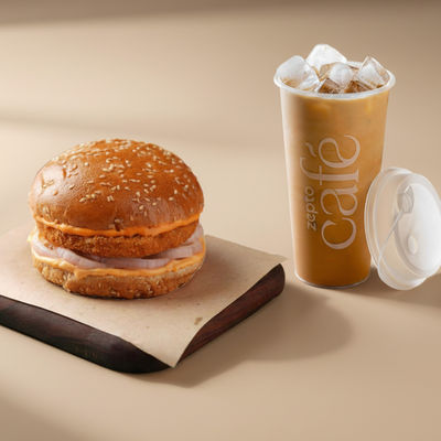 Veg Classic Burger + Classic Cold Coffee