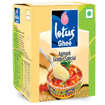 Lotus Ghee Ceka | Desi Ghee | Agmark Grade Special | Rich Aroma