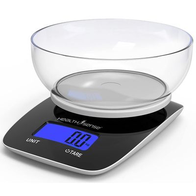Chef-Mate Ks33 Digital Kitchen Weighing Scale With Free Bowl,1 Year Warranty,Batteries