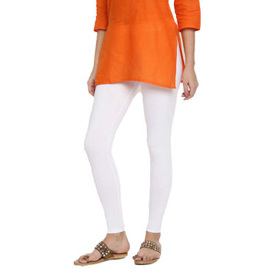 Twin Birds Women's Ankle Legging | White - L