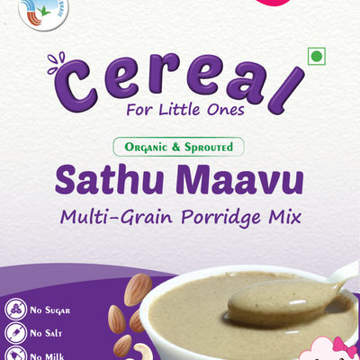 Tummy Friendly Foods Sathu Maavu Mix Powder | MultiGrain Baby Cereal | Organic Farm Sattu Baby Food