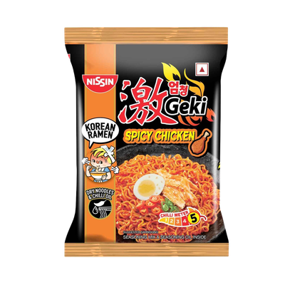 Hot and Spicy Korean Chicken Flavoured Ramen Instant Noodles