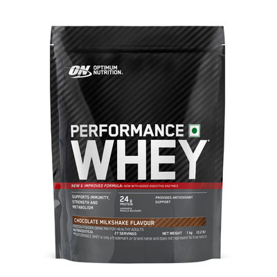 Performance Whey Protein Powder - 24g Protein | Chocolate Milkshake