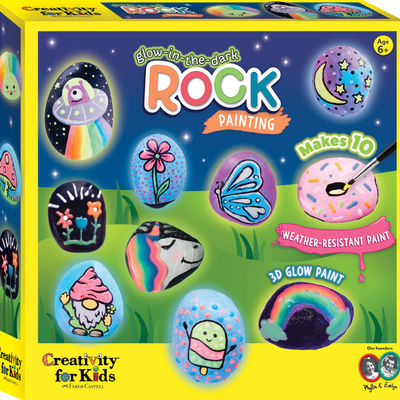 Glow in the Dark Rock Painting