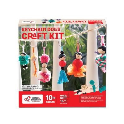 Chalk And Chuckles Keychain Dolls Diy Craft Kit
