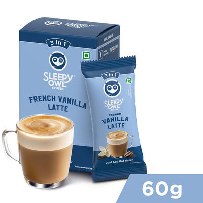 French Vanilla Latte Medium Roast Coffee Premix Sachets