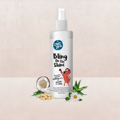 Bling On The Shine Nourishing Dry Waterless Spray Dog Shampoo