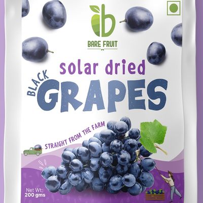 Bare Fruit Solar Dried Black Grapes