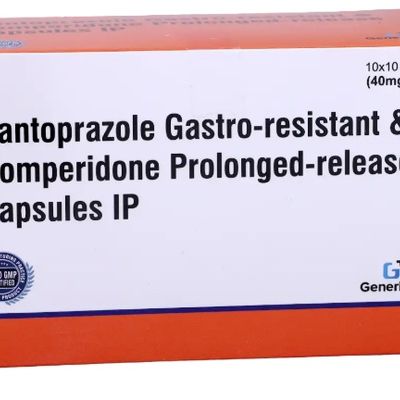 Pantoprazole 40 Mg + Domperidone 30 Mg PR Capsule
