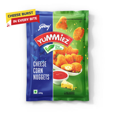 Cheese Corn Nuggets | Frozen Snack | With Melting Cheese