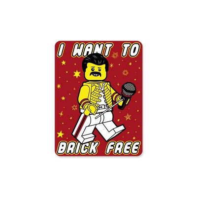 Brick Free - Sticker