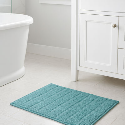 Microfiber Anti-Slip Door/Bath Mat | Green - 40 x 58 cm