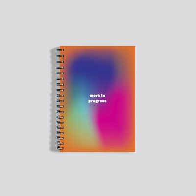 Blur Series Notebook (B5 Size 25 x 18 cm, 250 Ruled Pages, Natural Shade)
