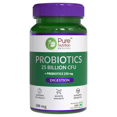 Probiotic + Prebiotic | 50 Billion CFU | Gut Health & Digestion