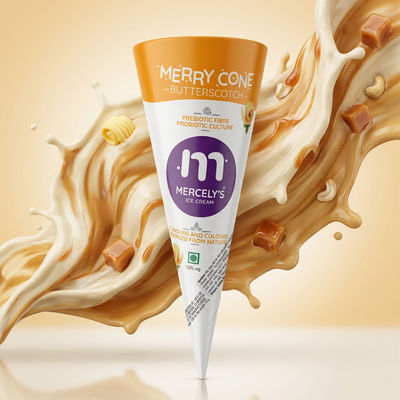 Mercely's Merrycone Butterscotch Ice Cream Cone