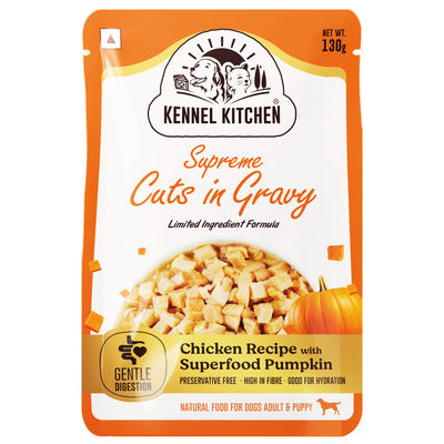 Supreme Cuts in Gravy, Chicken Recipe with Pumpkin | Wet Dog Food