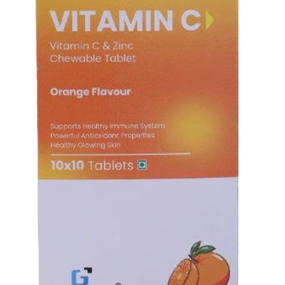 Vitamin C & Zinc Chewable Tablet Tablet