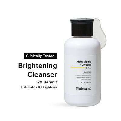 7% ALA + Glycolic Brightening Cleanser
