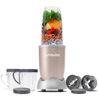 Pro Champagne Gold | 900W | 3 Unbreakable Jars | 2 Blade Set (Wet & Dry) | Gold