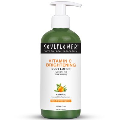 Body Lotion With Vitamin C Hyaluronic Acid For Plump Hydrated Skin