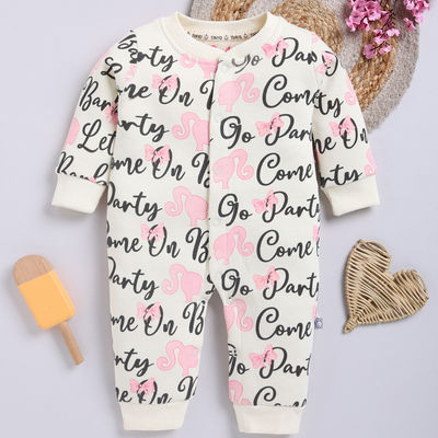 Barbie Printed Romper Infant Girls | Butter - 0 - 3 Month
