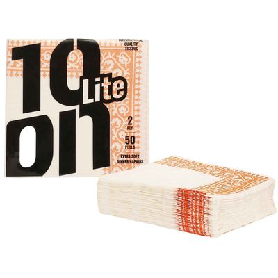 Lite Extra Soft Printed Napkins - 50 Pulls - 2 Ply