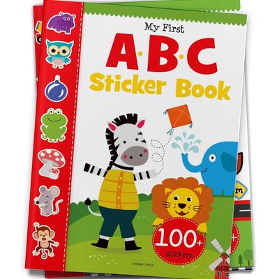 My First Abc Sticker Book: Exciting Sticker Book With 100 Stickers