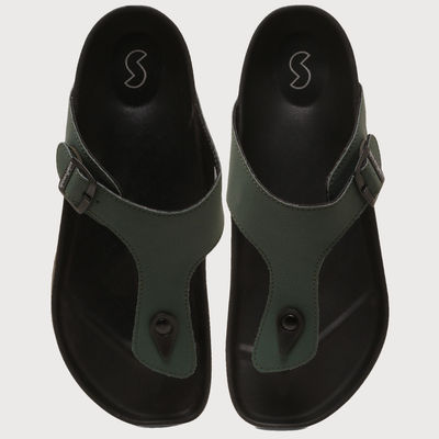 Solethreads Pharaoh Olive Sandals for Men | Size India/UK 9