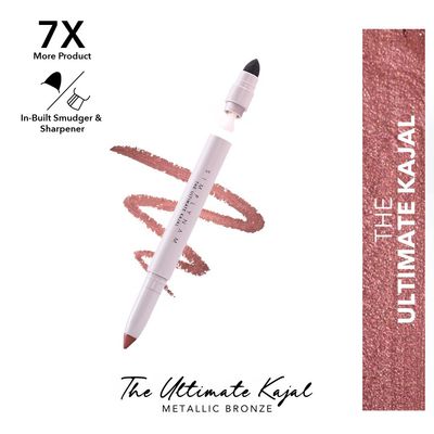The Ultimate Kajal - Metallic Bronze, Offers 7 Times More Product Than Regular Kajals