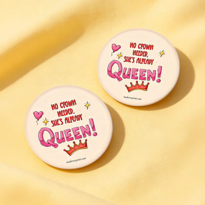 Already Queen Badge PO2 | Mad Over Print