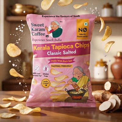 Rock Salt Tapioca Chips - Fasting(Vrat) Special