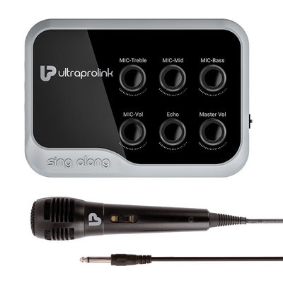 UM1002 SingAlong Portable Universal Wireless Karaoke Mixer with EchoDynamic Microphone