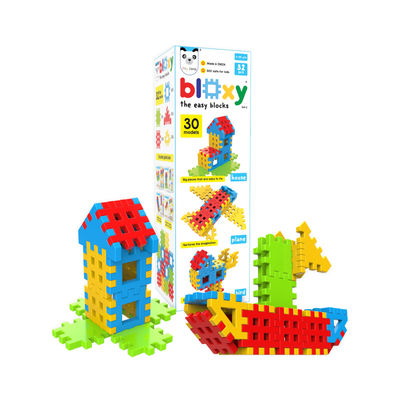 Bloxy Type 2 30 Models - Use Giant Plastic Blocks to make Animals, Birds, Vehicles, Buildings, etc