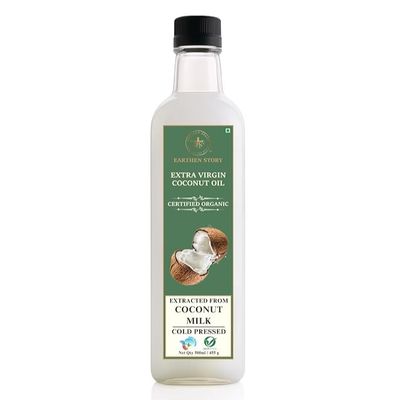 Organic Extra Virgin Coconut Cold Pressed Oil (Nariyal Oil)