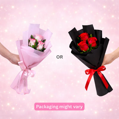 3 Roses Blush Bouquet