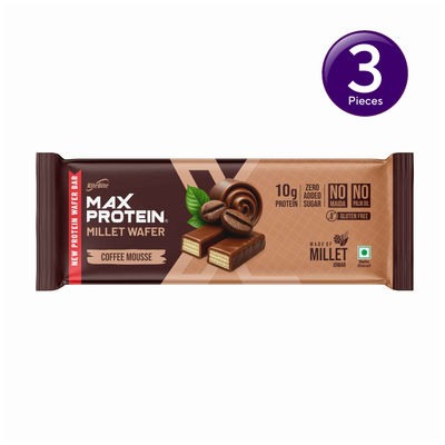RiteBite Max Protein Choco Temptation 10g Protein Millet Wafer Bar Combo