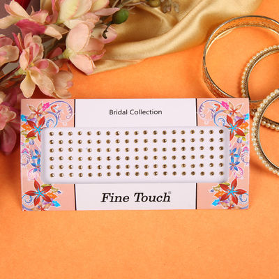 Fine Touch Stone Bindi - 3 mm Golden