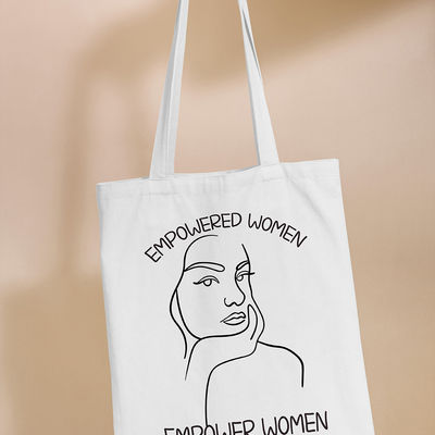 Empowered Women Tote Bag | Mad Over Print