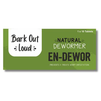 Endewor- Natural Dewormer For Dogs & Cat 10 Tablets