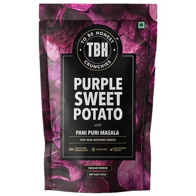 To Be Honest Purple Sweet Potato with Pani Puri Masala