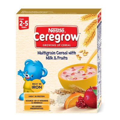 Nestle Ceregrow Multigrain Milk & Fruits Cereal