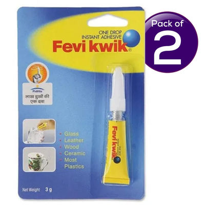 Fevikwik Instant Adhesive (3 gm) 1 pc Combo