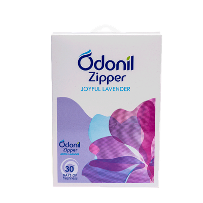 Odonil Joyful Lavender Zipper Bathroom Air Freshener