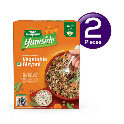 Tata Sampann Yumside Veg Biryani - Ready to Eat 330 g Combo