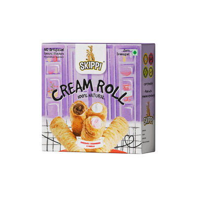 Skippi Natural Cream Rolls - Assorted Box of 6